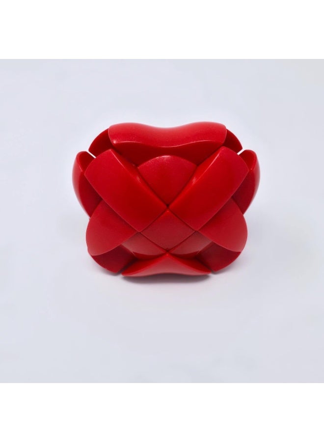YJ Love Cube Heart Shape Puzzle | Romantic Transforming 3x3 Magic Cube - Unique Valentine's Day Gift for Loved Ones | Available in Red and Pink - Image 4